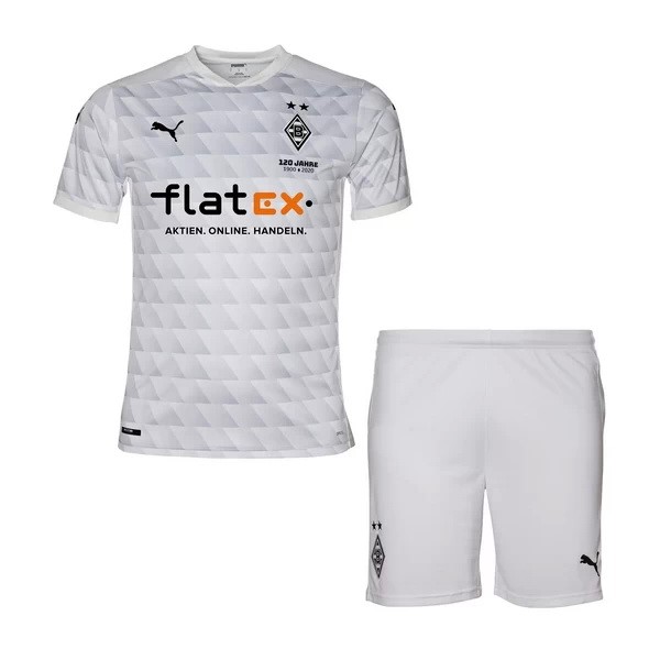 Camiseta Borussia Mönchengladbach 1ª Niños 2020/21 Blanco